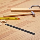  6PCS Langable Metall Eckspraces Möbel Fixierungs- und Regalunterstützung