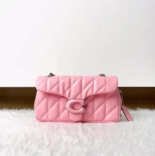 COACH  Pink CP147 Tabby 26 Quilted Shoulder Bag Leather New Outlet