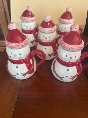 5 STARBUCKS SCHNEEMANN TASSEN MIT DECKEL (SEPARAT ERHÄLTLICH) - Bild 1 von 3