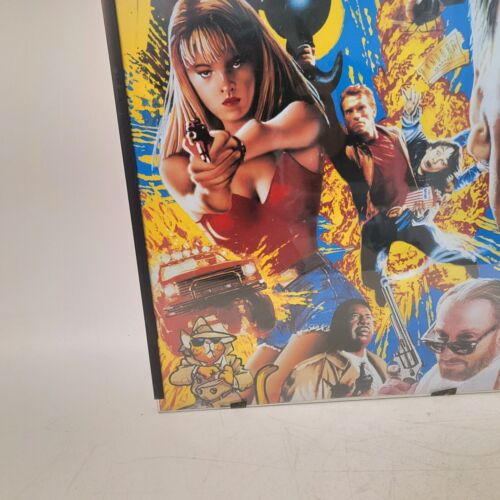 Vintage Last Action Hero flipper traslite backbox testa di vetro Markus Rothkranz - Foto 7 di 12