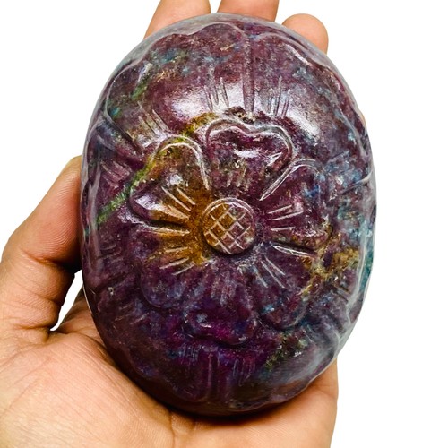 3106 Cts Certified Unheated Natural Ruby Hand Carved Huge Museum Size Gemstone - Picture 7 of 13