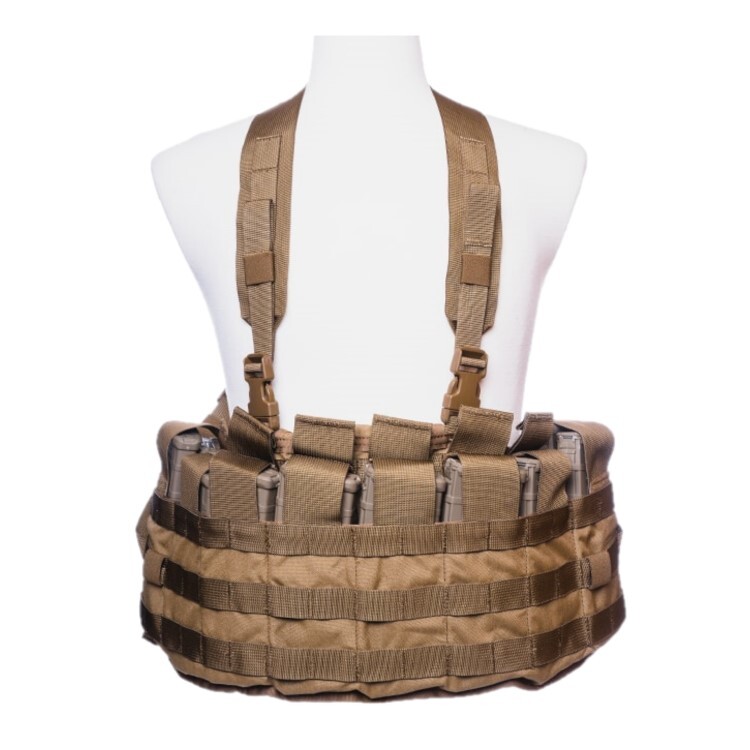 GI USMC Chest Rig, TAP Vest W/ Complete Repair Kit, Coyote