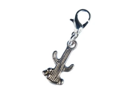 Kaktus Charm Anhänger Bettelarmband Miniblings Kaktus Western Mexiko silber - Bild 1 von 3