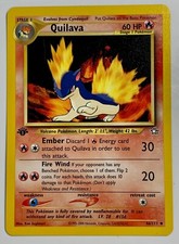 ** 1st Edition Quilava 46/111 Neo Genesis Set Rare Vintage Pokemon Card
