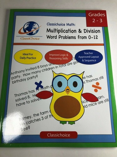 Classichoice Math: Multiplication & Division Word Problems from 0-12 - Imagen 1 de 2