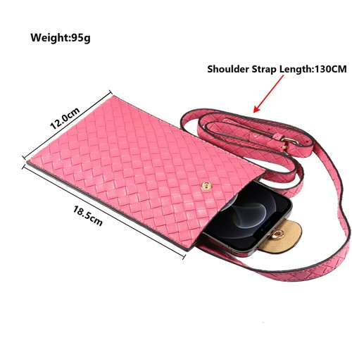 Mujeres Mini Bandolera Teléfono Celular Bolsos de Mano Correa al Hombro Billetera Bolsa Bolso Cartera - Imagen 53 de 60