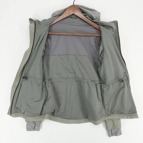 Ivivva Jacket Girls 12 Gray Green Full Zip Hooded Zip Pockets - Picture 3 of 10