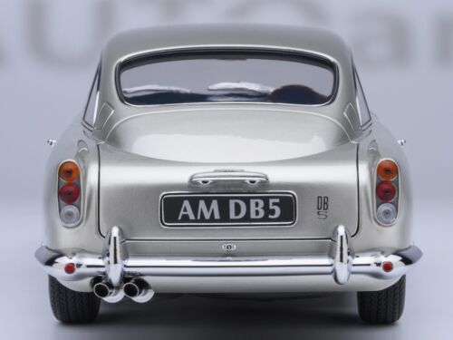 ASTON MARTIN DB5 RHD BIRCH SILVER 1/18 MODEL CAR BY AUTOART 70287 - Picture 10 of 13