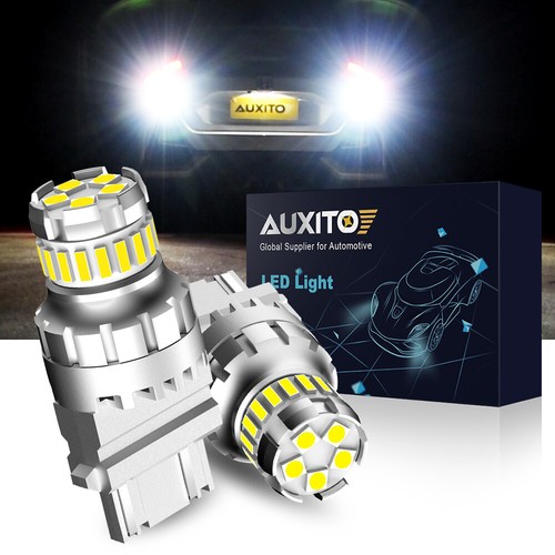 AUXITO 3157 3156 3057 4157 LED Reverse Brake Turn Signal Light Bulb 6500K White - Picture 10 of 12