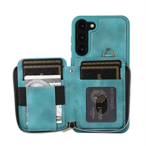 Zipper Card Wallet Phone Case For Samsung S20 S21 S22 S23 Ultra S20 FE S21 FE 5G - Picture 44 of 72