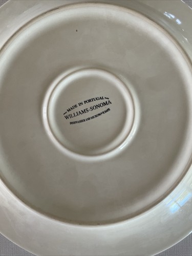Williams Sonoma Belvedere  Cream Dinner Plate Made In Portugal 11 1/2” 2001-2008 - Picture 6 of 6