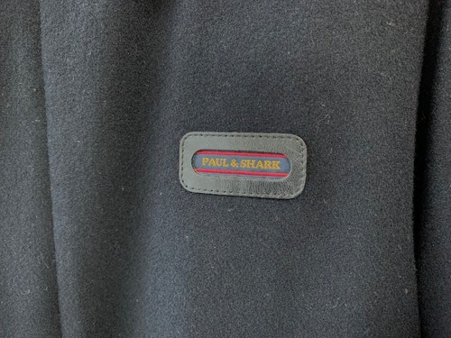 Paul & Shark Vintage Men's Blue Wool Bomber Jacket Transform Vest , size M - Picture 3 of 16