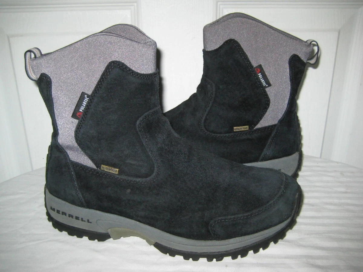 MERRELL TUNDRA POLARTEC WATERPROOF THINSULATE BOOTS WOMEN SHOES SIZE 7.5