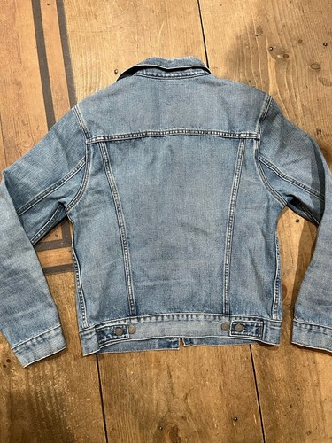 Chaqueta de Camionero Polo Ralph Lauren Para Mujer Desgastada Desteñida Denim Pequeña $198 Nueva con Etiquetas - Imagen 9 de 12
