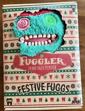 Fuggler Christmas Elf 9" Plush Festive Fuggs NEW RARE.