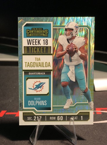 2023 Panini Contenders Week 18 Ticket Tua Tagovailoa 14/18 #64 - Picture 1 of 3
