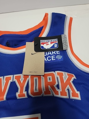 New York Knicks #5 Immanuel Quickley Jersey Size 44 Med. NIKE / NWT /0125-cm - Picture 6 of 9