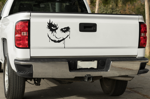 Calcomanía de vinilo para coche de cómic Joker pegatina horror Halloween laptop pegatina de escritorio - Imagen 9 de 11