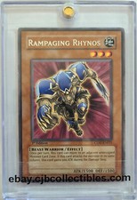 Yu-Gi-Oh! RAMPAGING RHYNOS CDIP-EN031 1st Edition Rare Cyberdark Impact 🍒