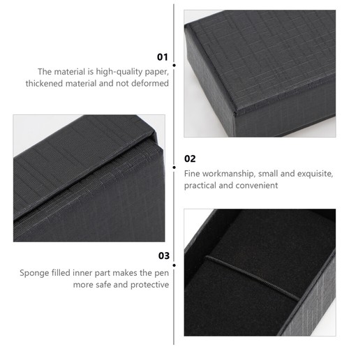 3 Pieces Stationery Gift Box Paper Pen Case Multiple Use Student - Picture 11 of 12