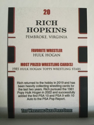 2023 WCPG Wrestling Card Collector Series - Pick A Card - Bild 41 von 101