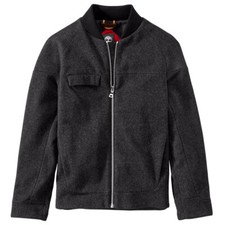 NWT Timberland Men's Zip Water Resistant NXTWool Blend Bomber Jacket Coat A1RQF