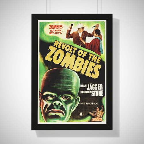 Revolte der Zombies Filmposter, 1930er Jahre Horrorfilm, Wandkunst Poster - Bild 4 von 13