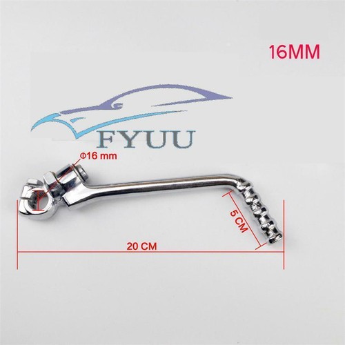 16mm Chrome Kick Starter Lever For 50cc-160cc Dirt Pit Bike ATV Quad Motorcycle - Picture 3 of 7