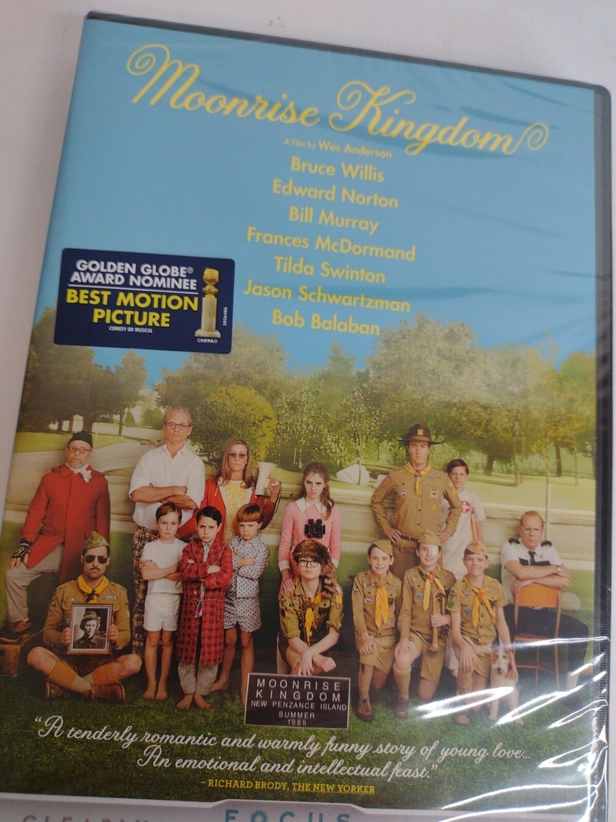 Moonrise Kingdom (2012) DVD Bruce Willis Bill Murray Comedy