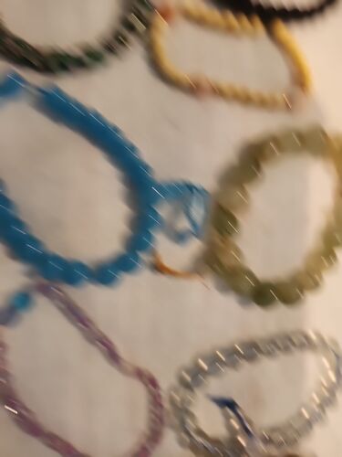 Costume Jewelry Bracelets Multi-color Goldtone Bangles 16 Pieces (351) - Picture 10 of 16