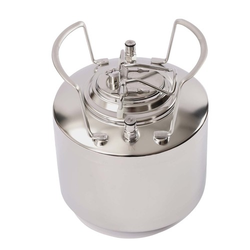 Stainless Steel 1.6 Gallon Mini Ball Lock Keg System For Small Batch HomeBrewing - Picture 11 of 12