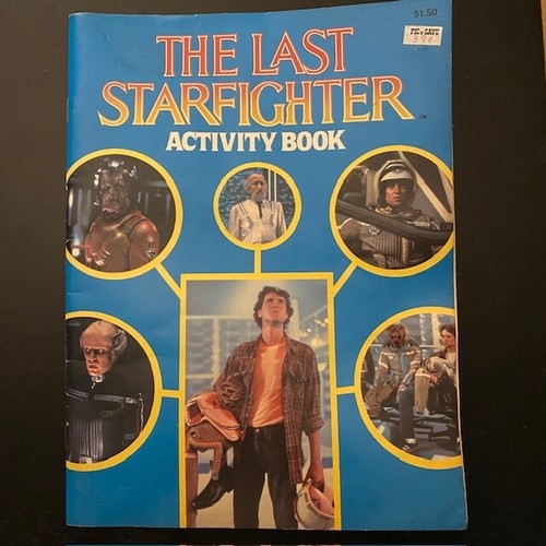 The Last Starfighter Activity Book RARE UNUSED Vintage (1984) Vintage