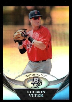 KOLBRIN VITEK RED SOX ROOKIE CHROME REFRACTOR  2011 BOWMAN PLATINUM PROSPECTS B