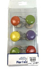 Pier One Shower Hooks Multicolors Red Green Yellow Purple Home Decor Bathroom