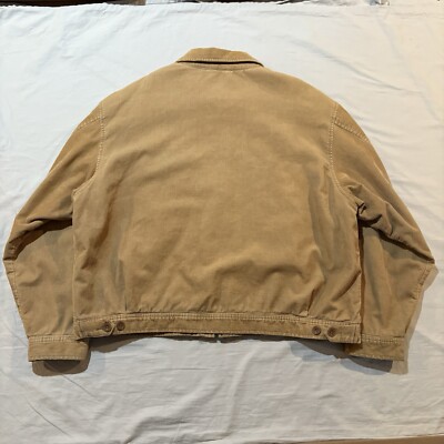 Vintage Gap Corduroy Full Zip Harrington Jacket Sz 2XL Plaid