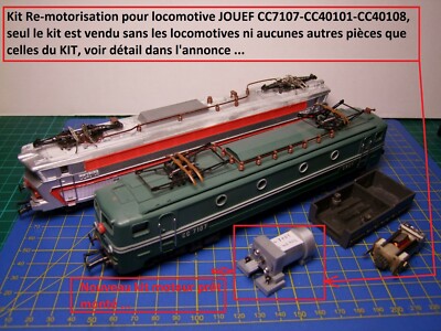 LOCOMOTIVE SNCF CC 7107 JOUEF échelle HO 1/87 N° 4 - Jeux & Jouets