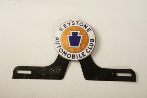 Placa de matrícula Keystone Automobile Club (R3A/JSF6) insignia esmaltada de colección automática