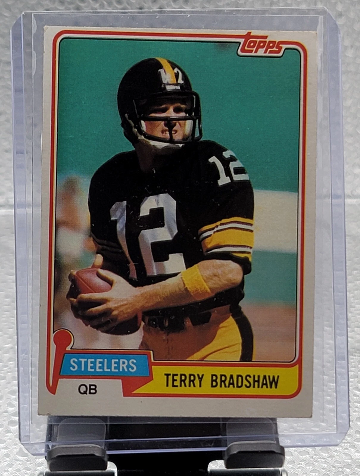 Terry Bradshaw trading card