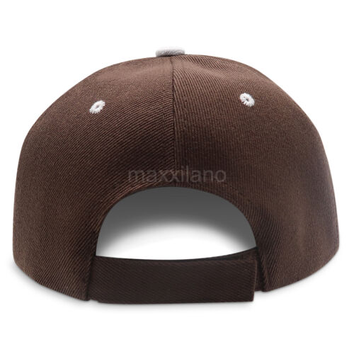 Baseball Caps Plain Blank Ball Cap Adjustable Visor Hat Men Trucker Hats - Picture 57 of 128