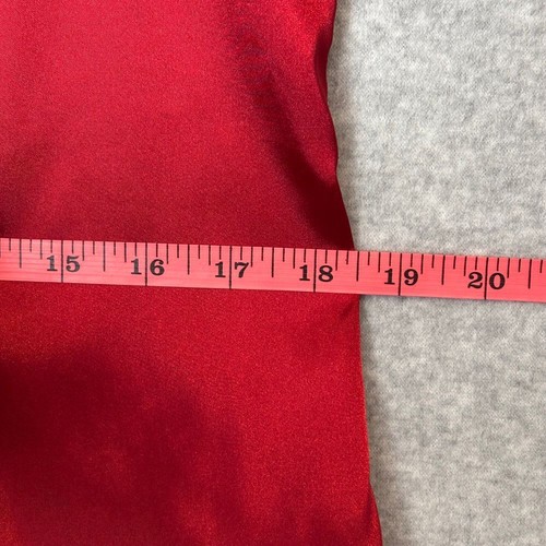 I.N. Studio Petite grande blouse rouge femme manches 3/4 bordure velours haut sexy - Photo 11/11