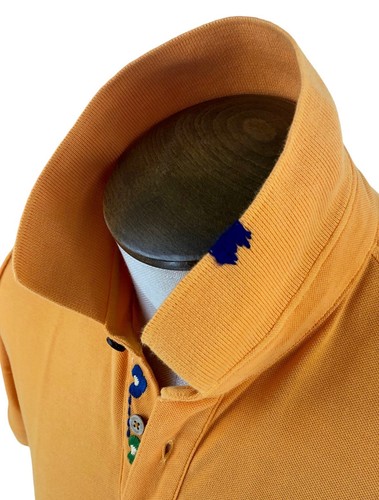 POLO IN PIQUET A MEZZA MANICA CON RICAMO - SCONTO 20% - FERRANTE - ARANCIO - Foto 5 di 5