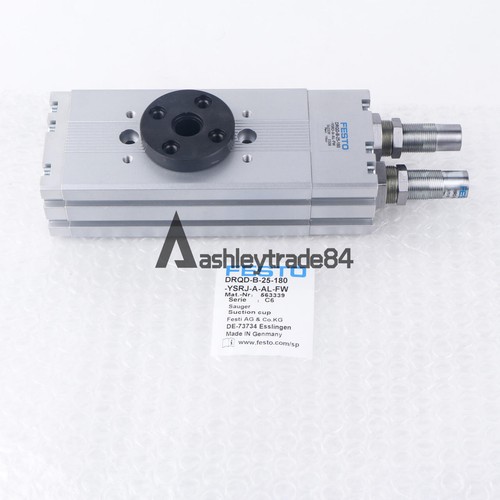 ONE NEW FESTO cylinder DRQD-B-25-180-YSRJ-A-AL-FW 563339 - Picture 9 of 15