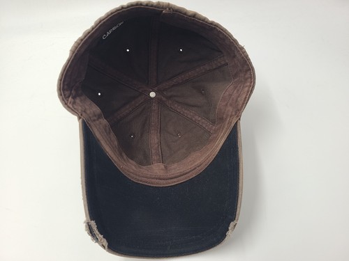Skull Crossbones Carbon Distressed Flex Fitted (Seems S-M) Hat Cap Dad Men Women - Picture 12 of 15
