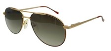 Vintage Momentum Benjamin Tortoise Gold Pilot Sunglasses Korea W NEW LENSES 