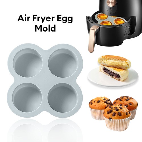 Air Fryer Egg Mould Silicone Air Fryer Egg Pan Cooker Silicone Egg Mold Poacher. - Picture 4 of 18