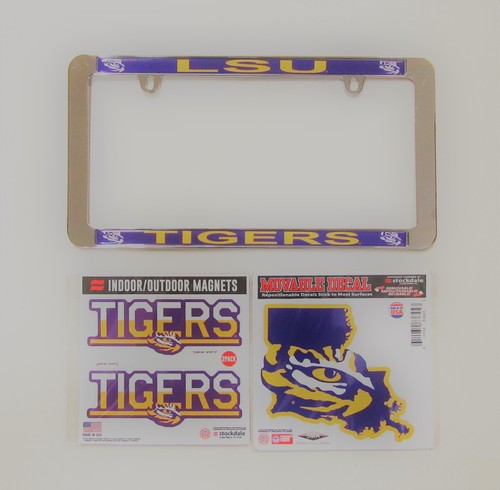 NCAA Metal License Plate Frame/Magnet/Decal combo kit - Bild 7 von 10