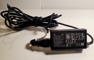 HP Hewlett Packard Laptop Adapter & Charger L25258-001 710412-001 BLUE TIP 65W