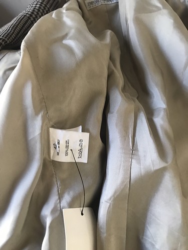 Emporio Armani Vintage Wool Houndstooth Suit Set w/ Skirt 42 (6 US) - 第 7/9 張圖片