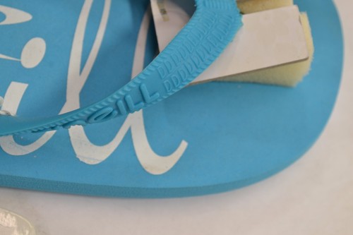 Sandalias para mujer O'Neill FUJI azul claro blanco logotipo de playa (D) chanclas - Imagen 2 de 9