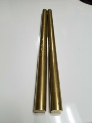 #ad #ad 2 5 8quot; C360 BRASS ROUND ROD 2 x 12quot; long Solid New Lathe Bar Stock .625quot; H02 $36.95